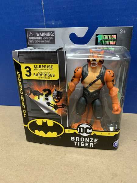 2020 Spin Master BRONZE TIGER 4" Figure Sealed MOC Nib DC Batman Caped Crusader