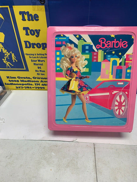1989 Barbie Large Pink Fashion Doll Carrying Case or Trunk Nice Shape