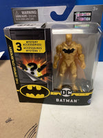 DC Gold Batman CHASE Spin Master Action Figure The Caped Crusader 1st Edition