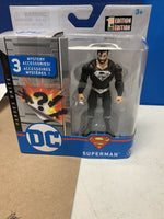 Spin Master DC Heroes Unite Black Superman 4 Inch Action Figure 1st Edition 2020
